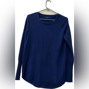 Long sleeve blue shirt with sparkles